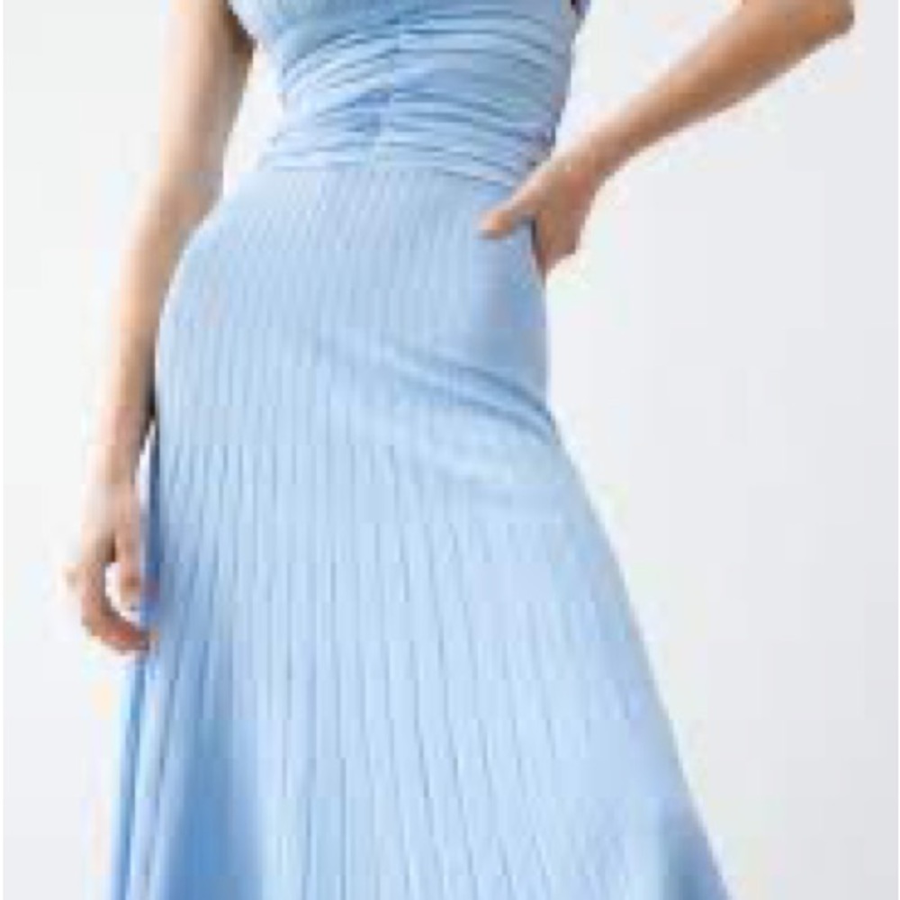 Draped Knit Dress NWT 🦋🦋🦋 by Zara - Picture 2 of 14
